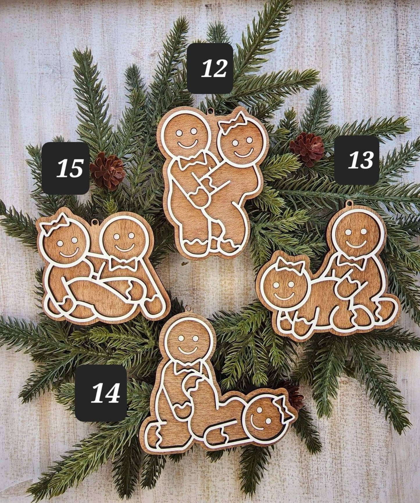 Naughty Gingerbread Ornament