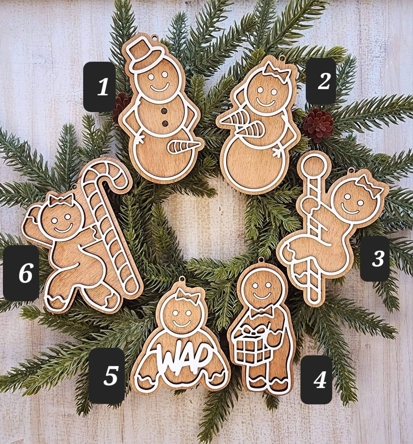 Naughty Gingerbread Ornament